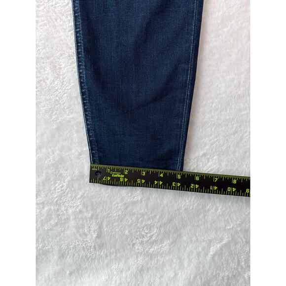Silver Jeans Suki Super Mid Super Skinny 32x29 Dark Wash Embroidered Pockets - Picture 7 of 8